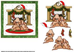 The Puppies Are Waiting for Santa 2