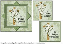 Sympathy Cross Quick Card