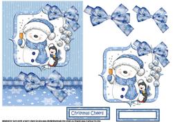 Snowman Cheers Quick Card