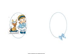 Molly's Reindeer Blue Insert