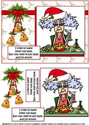 Stella and Her Rum Balls Quick Card