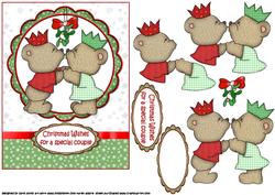 Kissing Christmas Special Couple Red