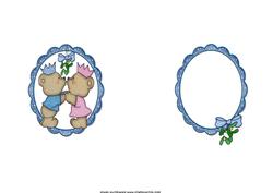 Kissing Christmas Special Couple Blue Insert