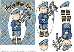 New Year Bag Piper Blue