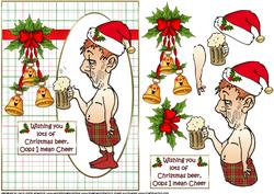 Bert Sends Christmas Cheer