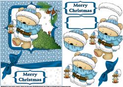 Ted's Christmas Guiding Light Blue