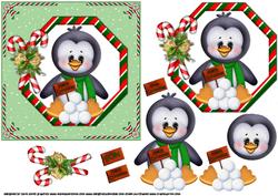 Happy Penguin Christmas Son