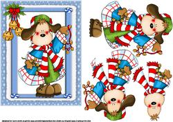 Christmas Puppy with Jingle Bells
