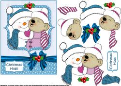 Teddy and the Snowman Hugs