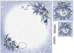 8x8 Winter Flowers Extravaganza Insert Plate