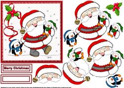 Santa Lets Go Home Red