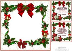 8x8 Christmas Verse Insert Plate