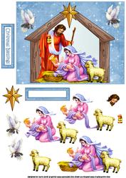 Christmas Blessings Nativity
