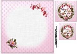 8x8 Circle of Roses for My Love Insert Plate