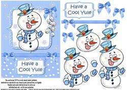 Cool Yule Snowman