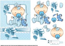 New Baby Boy with Teddy