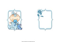 New Baby Boy with Teddy Insert