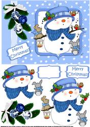 The Snowmans Carol Blue