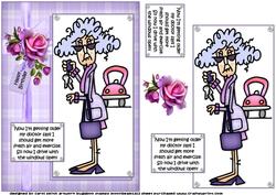 Stella Has Advice from the Doctor Quick Card