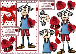 Gus Has Chocs for His Valentine