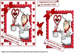 Valentine Dish Quick Card