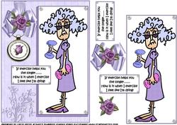Stella and Exercise Quick Card
