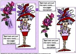Stella One for the Red Hatters Quick Card