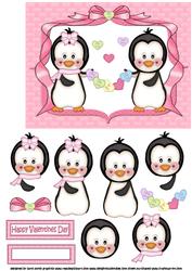 Valentine Penguin Couple