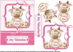 I Love Moo Valentine