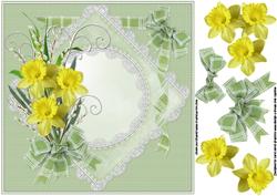 8x8 Daffodils for Easter or St Davids Day
