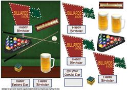 Billiards and a Pint Birthday Fathers Day