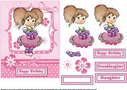 A Little Bit Grumpy Birthday Daughter