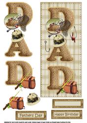 Dl Fishing Dad Birthday or Fathers Day