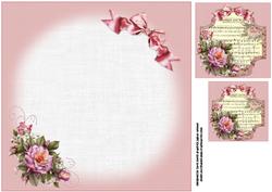 8x8 Moonlight and Roses Insert Plate