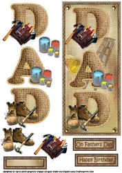 DIY Dad Dl Topper