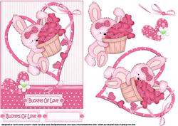 Buckets Full of Love Quick Card