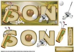 Golfing Son Dl Topper