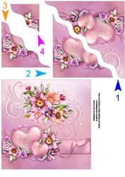 Floral Hearts Side Stacker