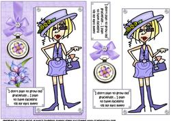 J.j Growing Old Gracefully Quick Card