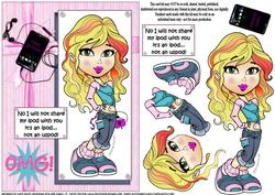 Teen Diva and Her Ipod