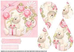 Beary Cute Gift Teardrop Pyramid