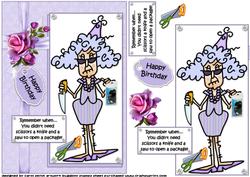 Stella Remembers When -  Quick Card