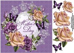 8x8 Vintage Roses for Mothers Day