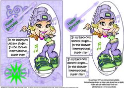 Teen Diva is a Super Star Quick Card