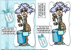 Stella and Her Garbage Quick Card