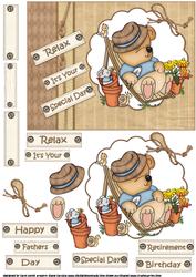 Gardening Ted Birthday/retirement Quick Card
