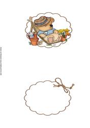 Gardening Ted Birthday/retirement Insert