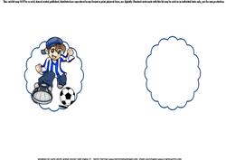 Football Crazy Blue Insert