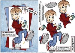 The Teen Boy and His Texts