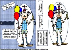 Gus Birthday Wishes Brother Quick Card
